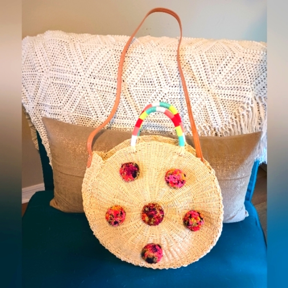 J CREW Woven Bag